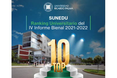 La Universidad Ricardo Palma entre las 10 mejores universidades privadas del Perú en el Ranking Universitario 2025 de SUNEDU