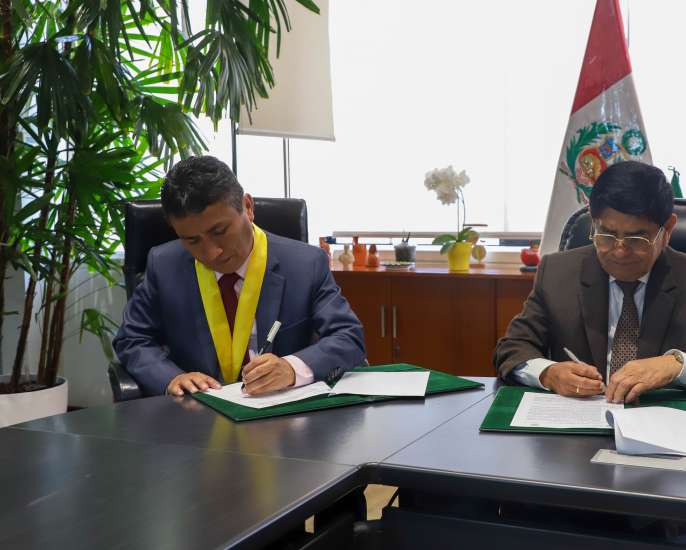 Convenio marco de cooperación con la Municipalidad Distrital de Chilca (Cañete)