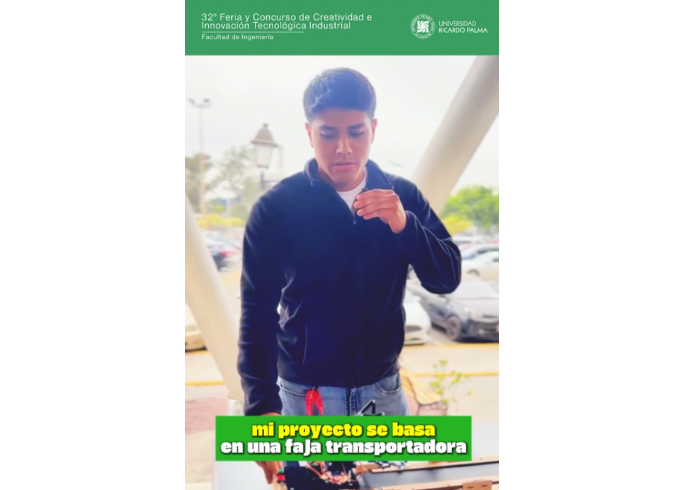 Estudiantes de Ingeniería Industrial destacaron en la 32º Feria y Concurso de Creatividad e Innovación Tecnológica Industrial