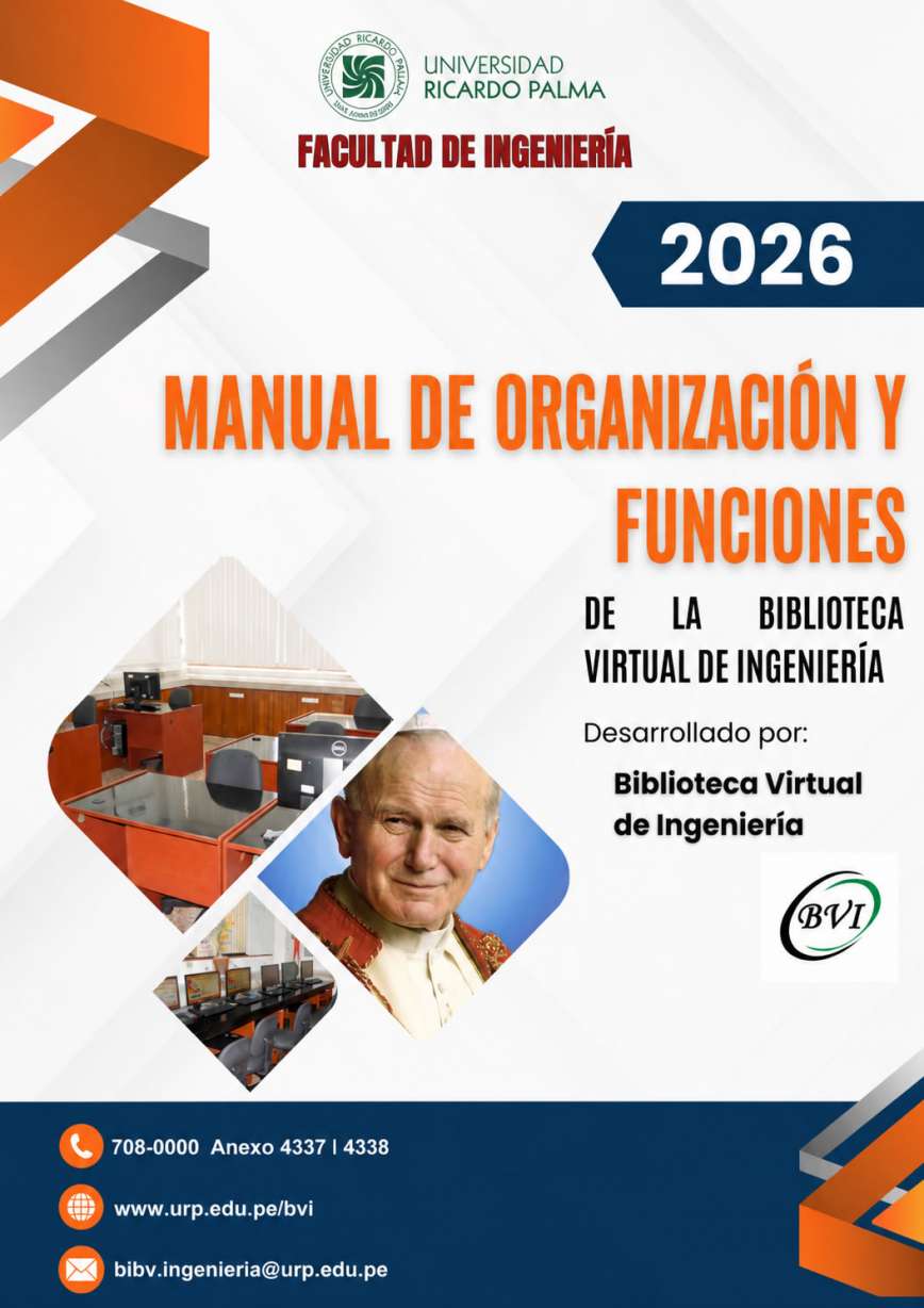 Manual de Organización y Funcione  de la Biblioteca Virtual de Ingeniería