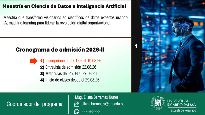 Mae tría enCiencia de lo  Dato  e Inteligencia ArtificialPre entaciónComparte e ta página: