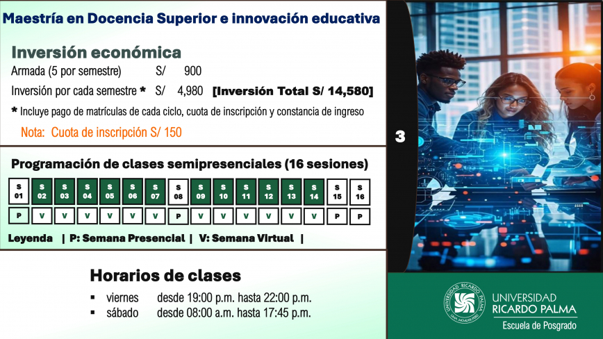 Mae tría enDocencia Superior e Innovación EducativaIn cripción al proce o de admi ión 2026-IIA. Pa o a pa o para pagar el derecho de in cripciónEn la primera etapa  e cancela únicamente el derecho de