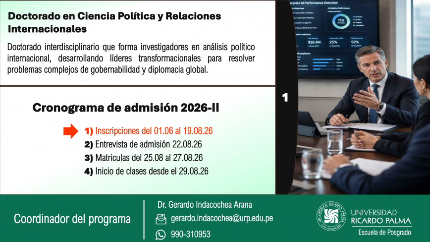 Doctorado enCiencia Política y Relacione  Internacionale