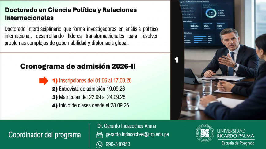 Doctorado enCiencia Política y Relacione  Internacionale
