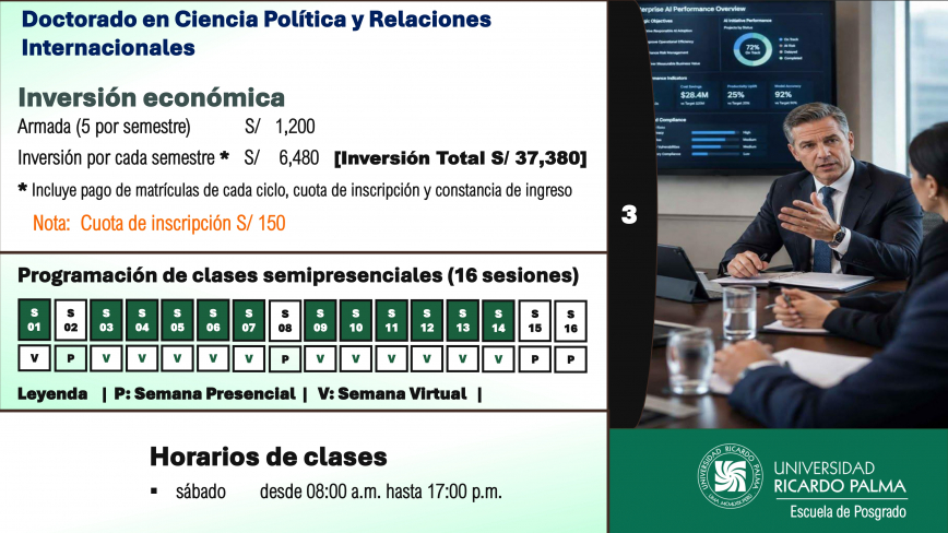 Doctorado enCiencia Política y Relacione  Internacionale In cripción al proce o de admi ión 2026-IIA. Pa o a pa o para pagar el derecho de in cripciónGenere ha ta el día miércole  12 de ago to de 2026