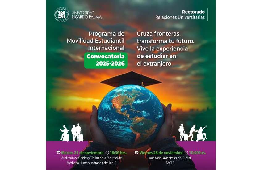 Charlas Informativas del Programa de Movilidad Estudiantil Internacional