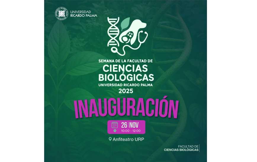 Inauguración de la Semana de la Facultad de Ciencias  Biológicas 2025