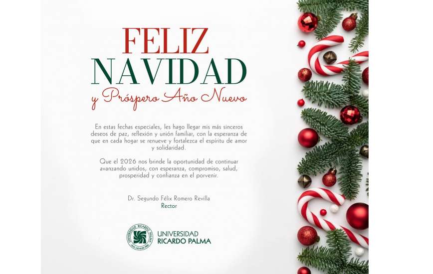 Feliz Navidad y próspero año nuevo