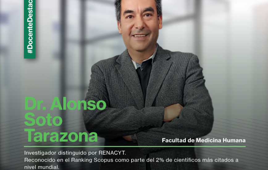 Dr. Alonso Soto: Docente URP entre el 2% de Científicos Más Citados del Mundo