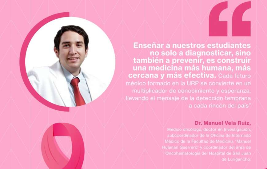 La Universidad Ricardo Palma reafirma su compromiso con la salud y la prevención en el “Día Mundial de la Lucha contra el cáncer de mama”