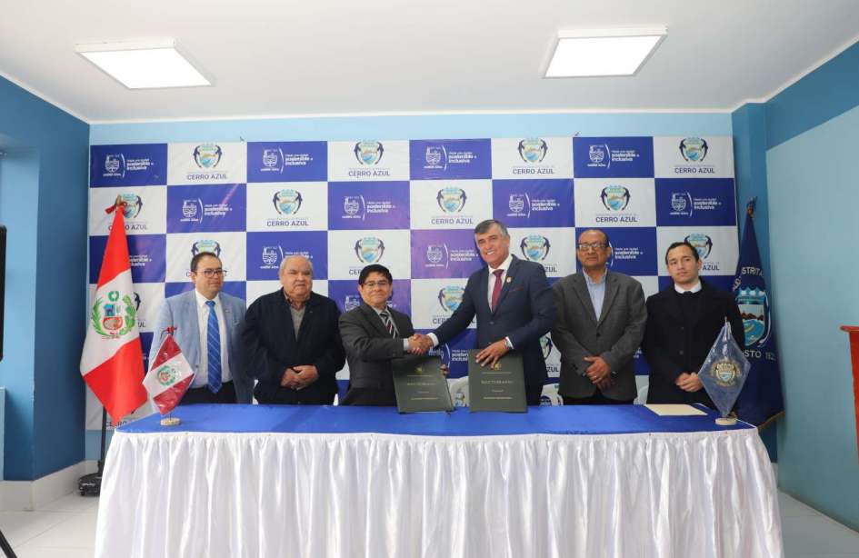 Convenio con la Municipalidad Distrital de Cerro Azul
